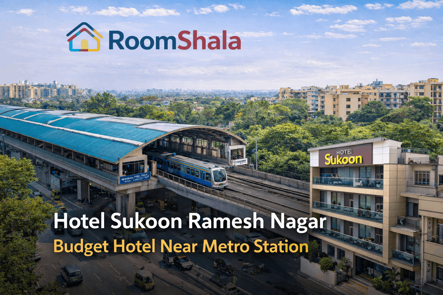 Hotel Sukoon - Hotels Near Ramesh Nagar Metro Station Delhi 2026
